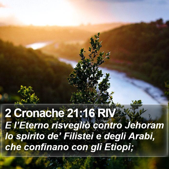 2 Cronache 21:16 RIV Bible Study