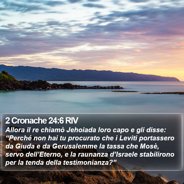 2 Cronache 24:6 RIV Bible Study