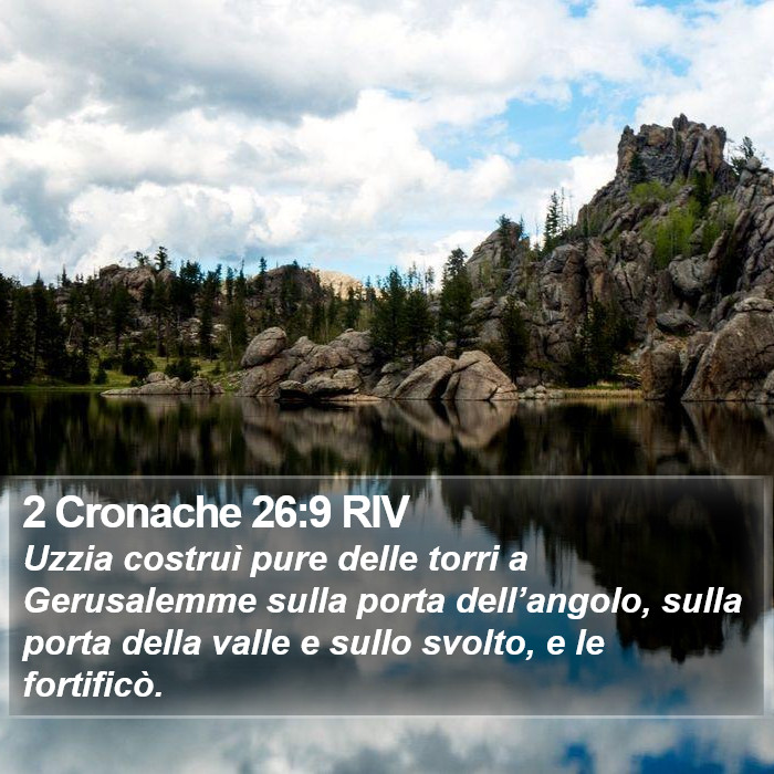 2 Cronache 26:9 RIV Bible Study