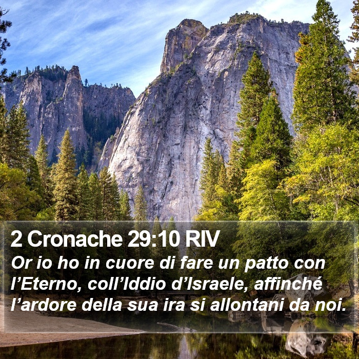 2 Cronache 29:10 RIV Bible Study