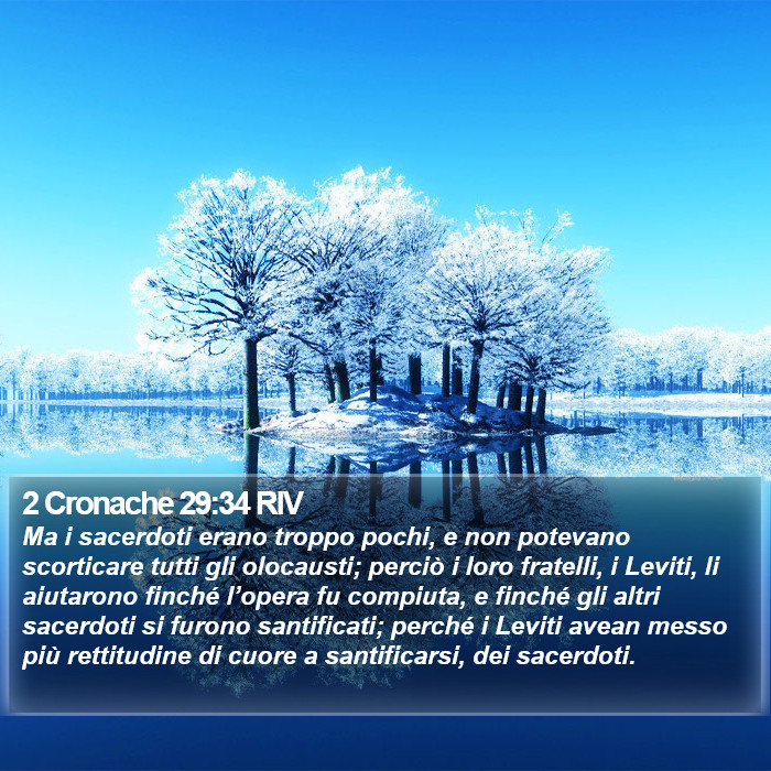 2 Cronache 29:34 RIV Bible Study