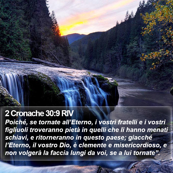 2 Cronache 30:9 RIV Bible Study