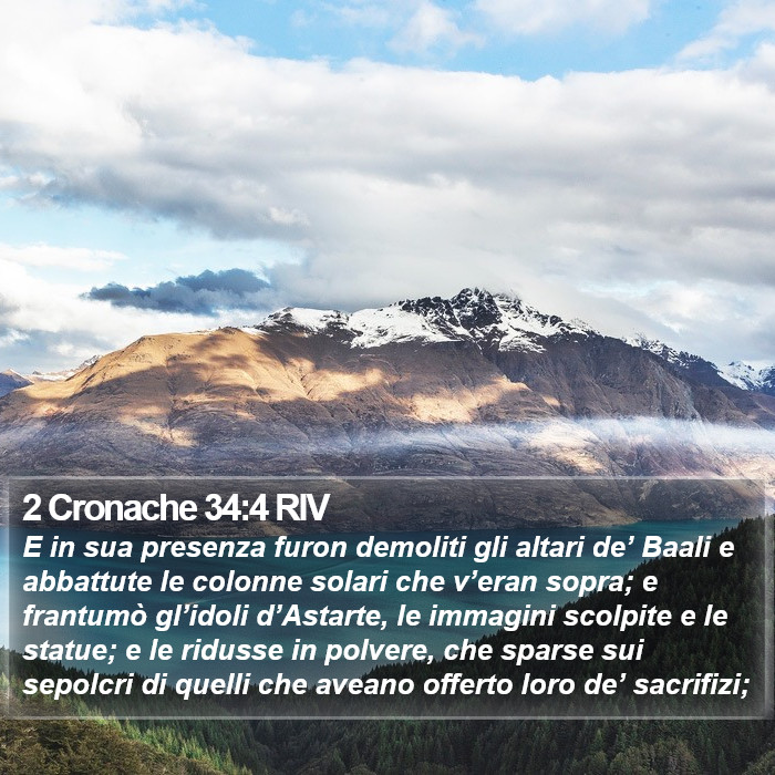 2 Cronache 34:4 RIV Bible Study