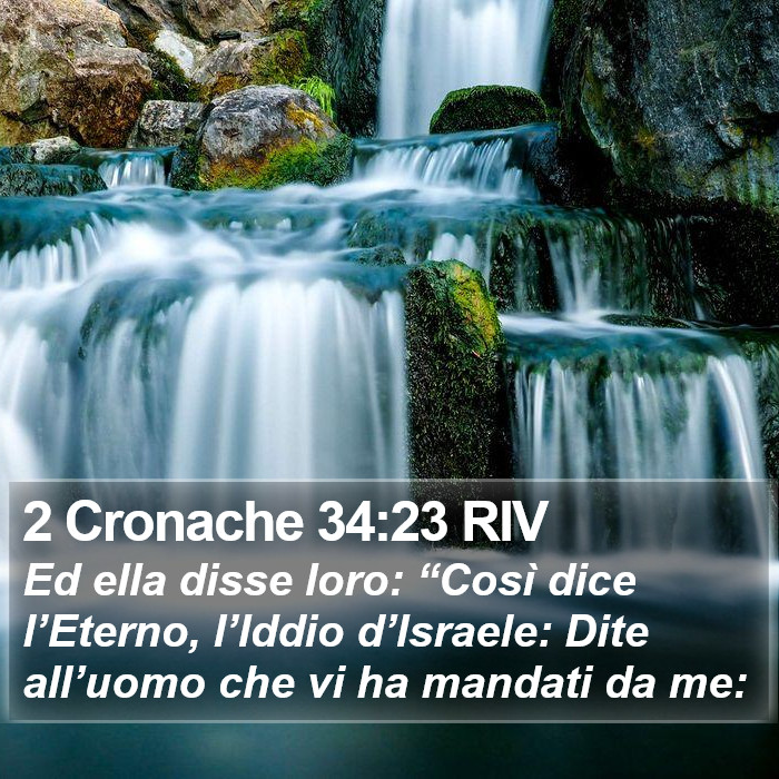 2 Cronache 34:23 RIV Bible Study