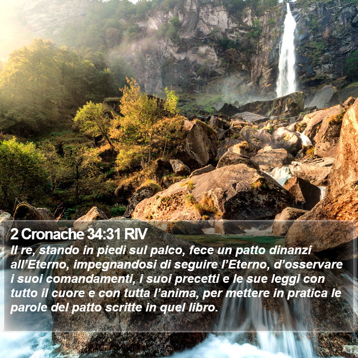 2 Cronache 34:31 RIV Bible Study