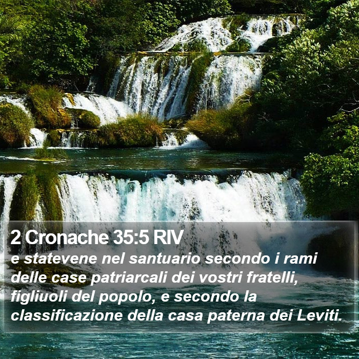 2 Cronache 35:5 RIV Bible Study