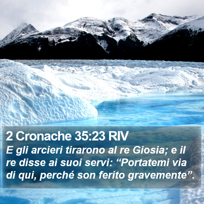 2 Cronache 35:23 RIV Bible Study