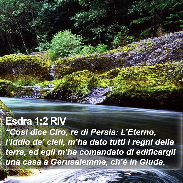 Esdra 1:2 RIV Bible Study