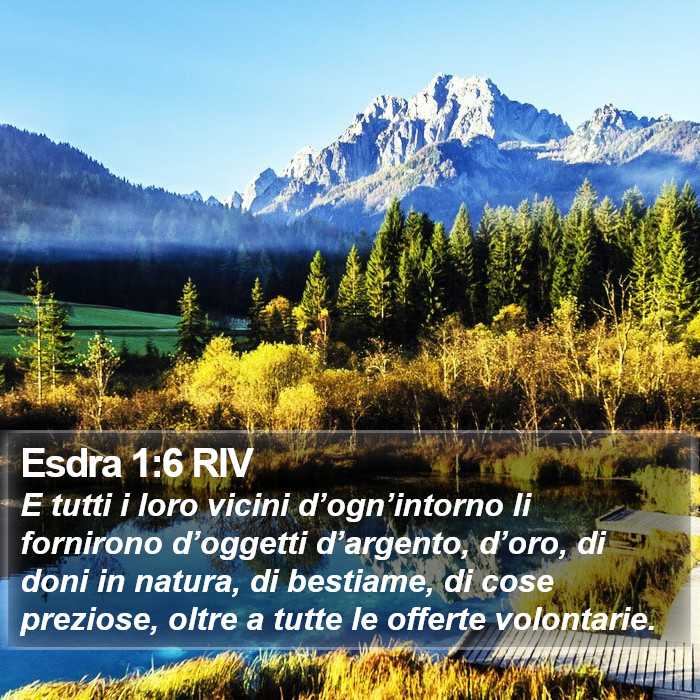 Esdra 1:6 RIV Bible Study