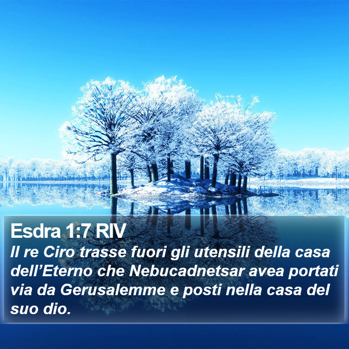 Esdra 1:7 RIV Bible Study