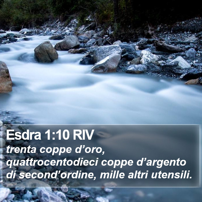 Esdra 1:10 RIV Bible Study