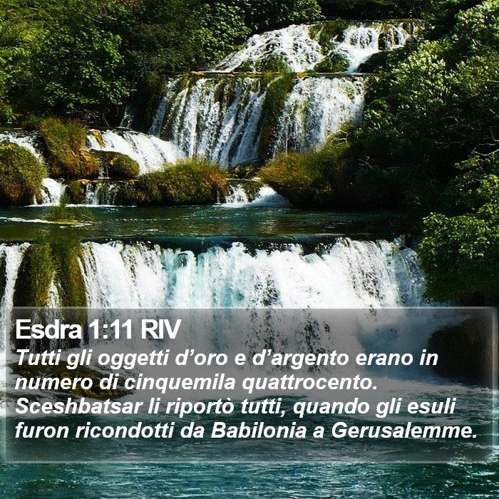 Esdra 1:11 RIV Bible Study