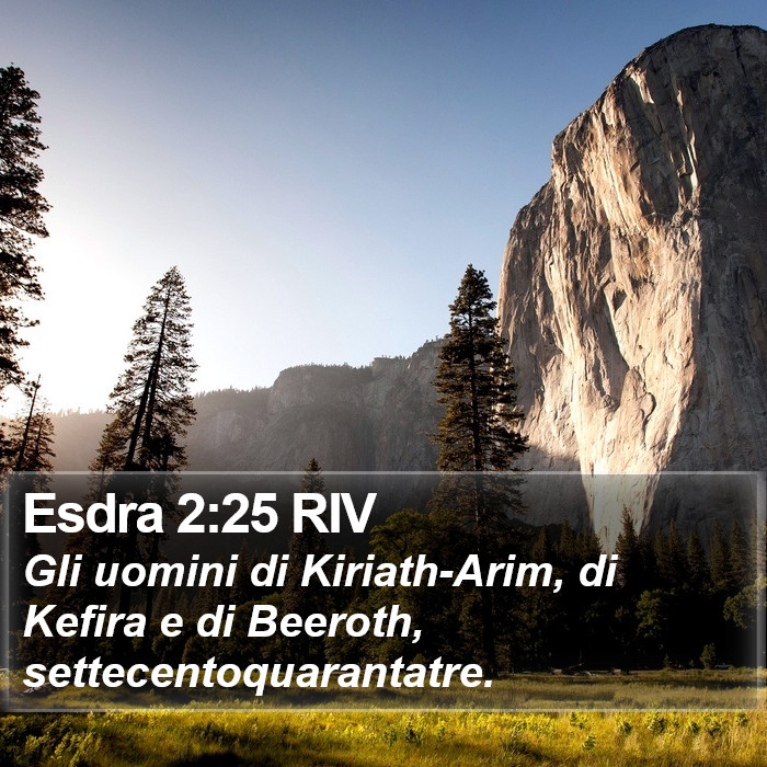 Esdra 2:25 RIV Bible Study