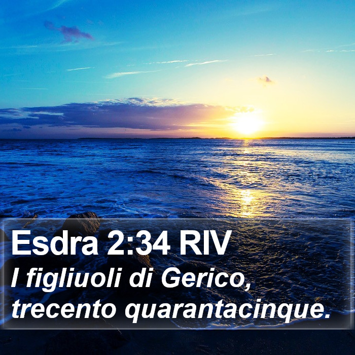 Esdra 2:34 RIV Bible Study