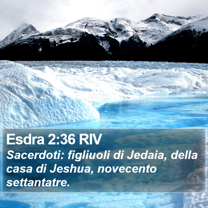 Esdra 2:36 RIV Bible Study