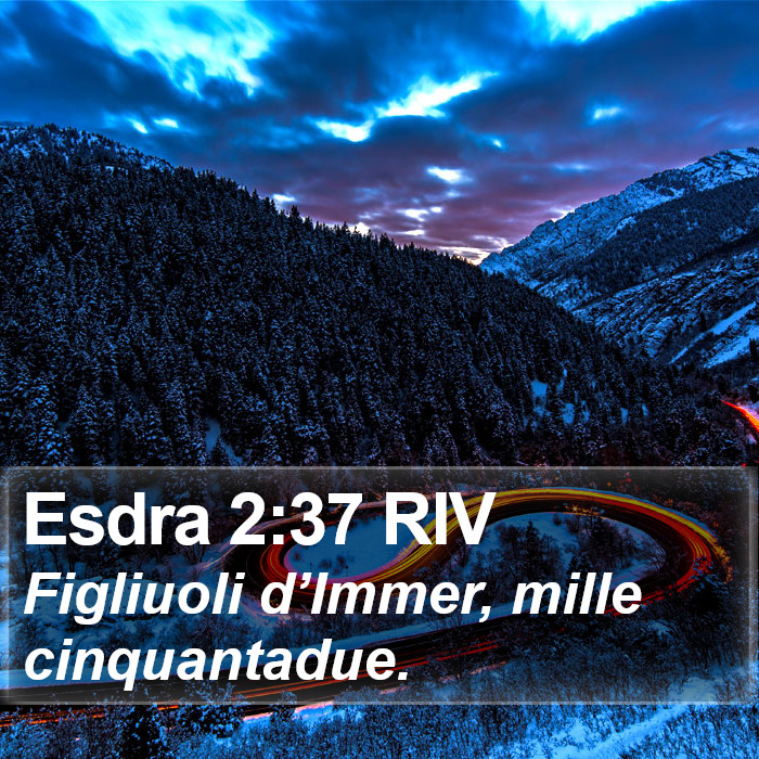 Esdra 2:37 RIV Bible Study