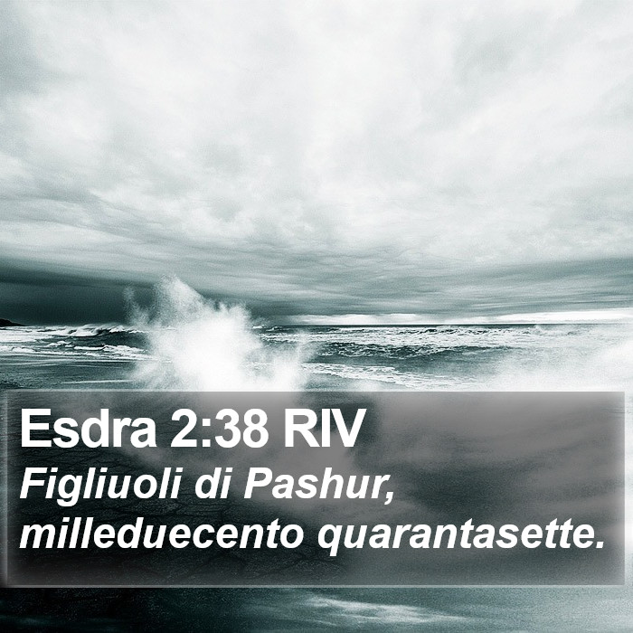 Esdra 2:38 RIV Bible Study