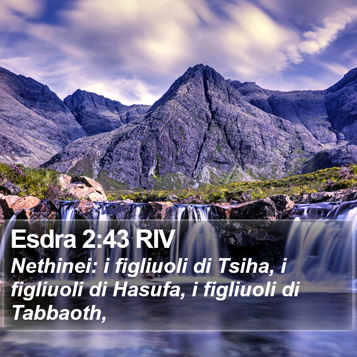 Esdra 2:43 RIV Bible Study