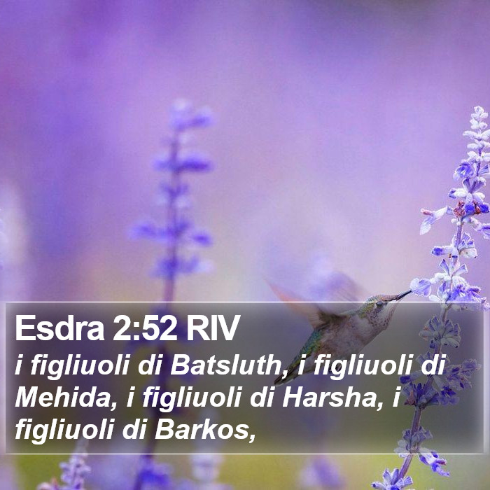 Esdra 2:52 RIV Bible Study