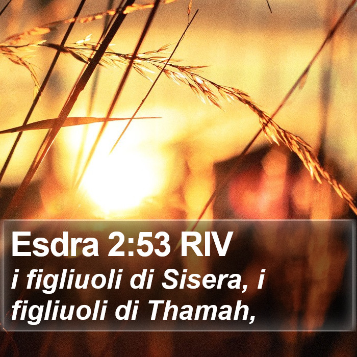 Esdra 2:53 RIV Bible Study