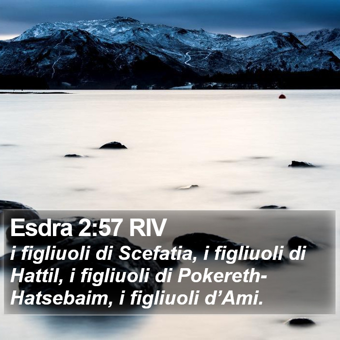 Esdra 2:57 RIV Bible Study