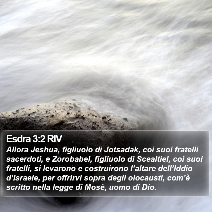 Esdra 3:2 RIV Bible Study
