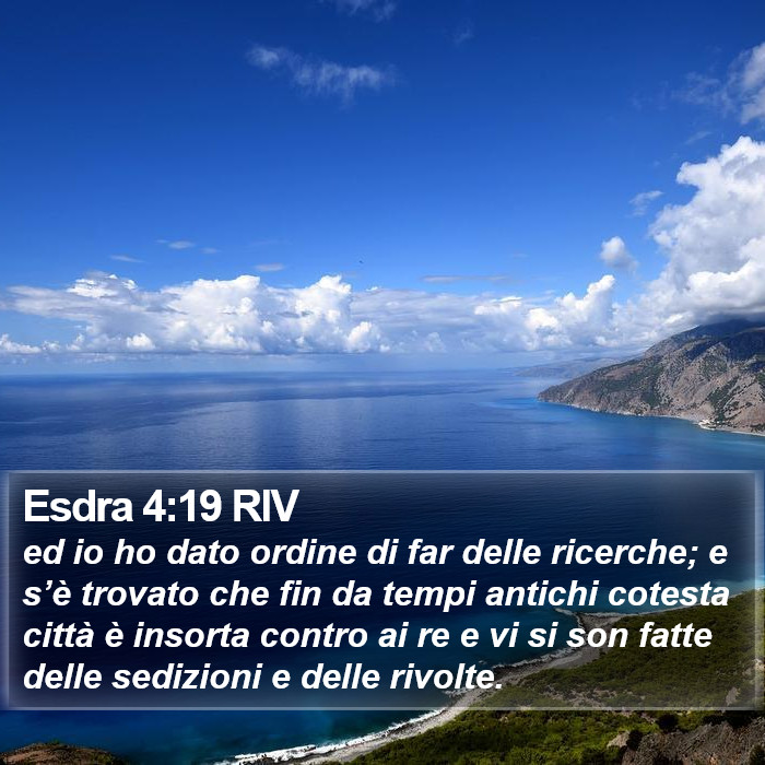 Esdra 4:19 RIV Bible Study