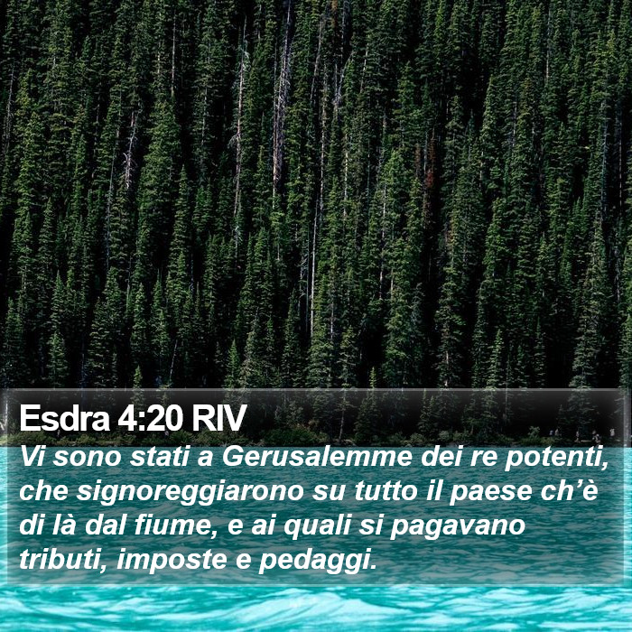 Esdra 4:20 RIV Bible Study