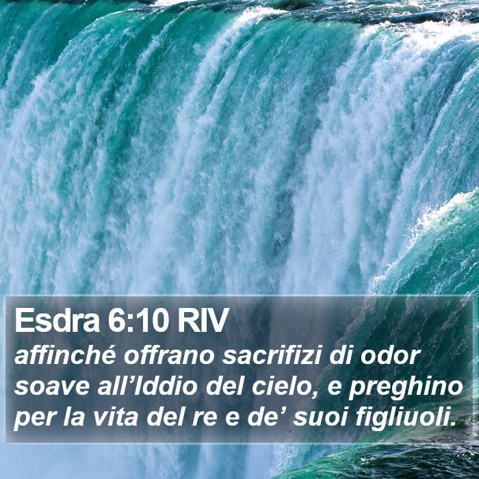 Esdra 6:10 RIV Bible Study
