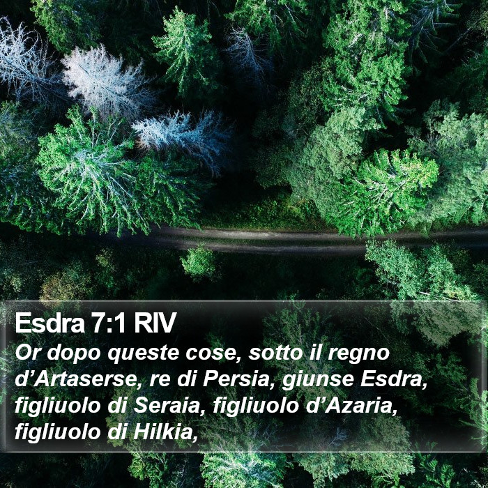 Esdra 7:1 RIV Bible Study