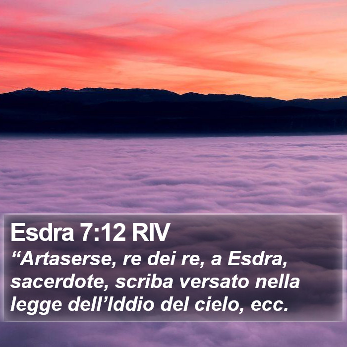 Esdra 7:12 RIV Bible Study