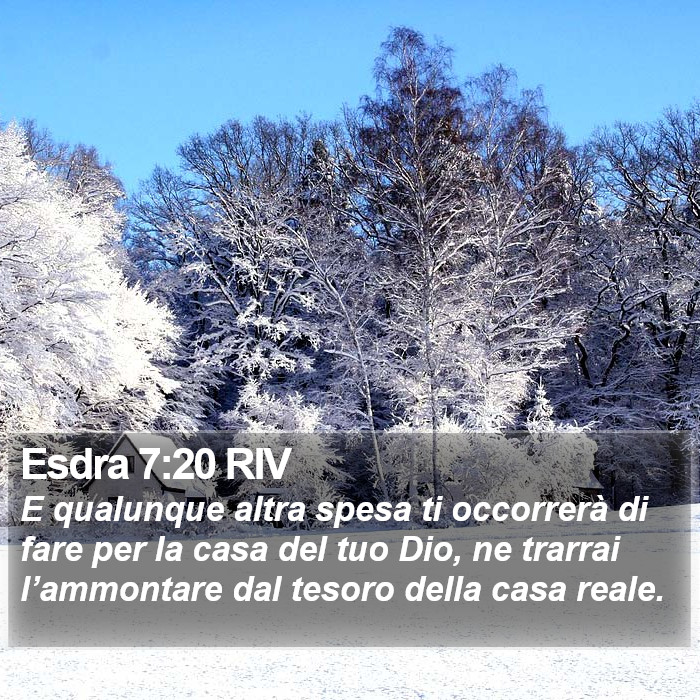 Esdra 7:20 RIV Bible Study