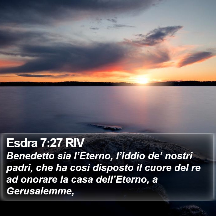 Esdra 7:27 RIV Bible Study