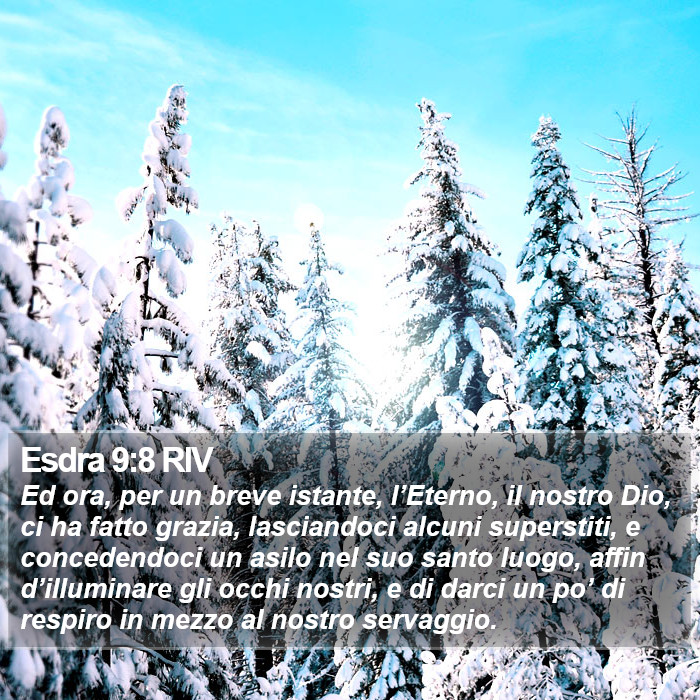 Esdra 9:8 RIV Bible Study