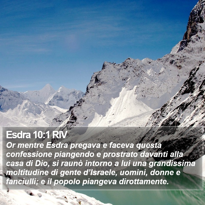 Esdra 10:1 RIV Bible Study