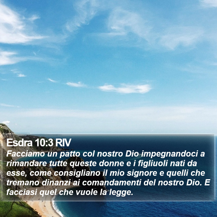 Esdra 10:3 RIV Bible Study