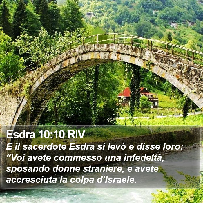Esdra 10:10 RIV Bible Study