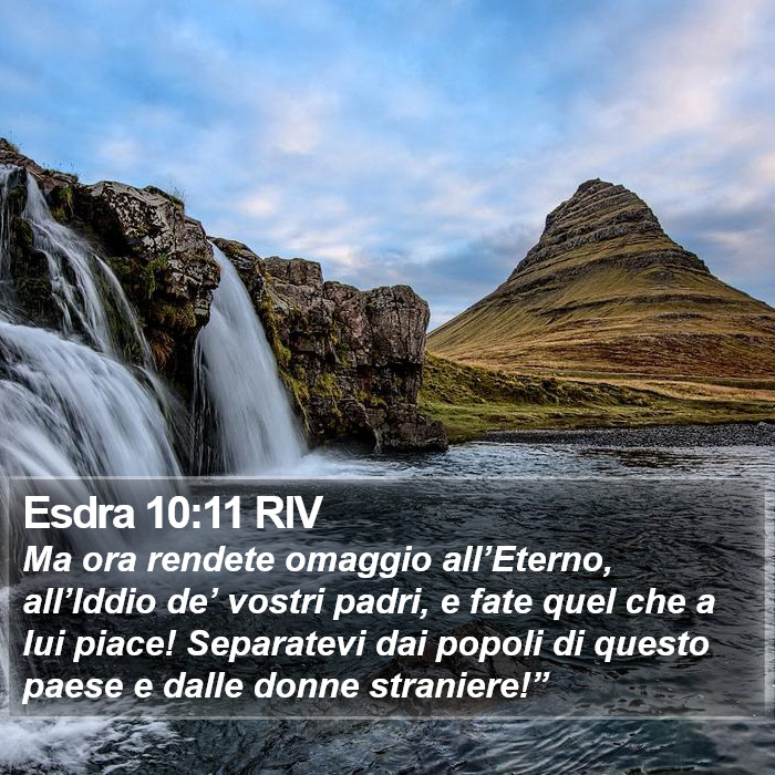 Esdra 10:11 RIV Bible Study