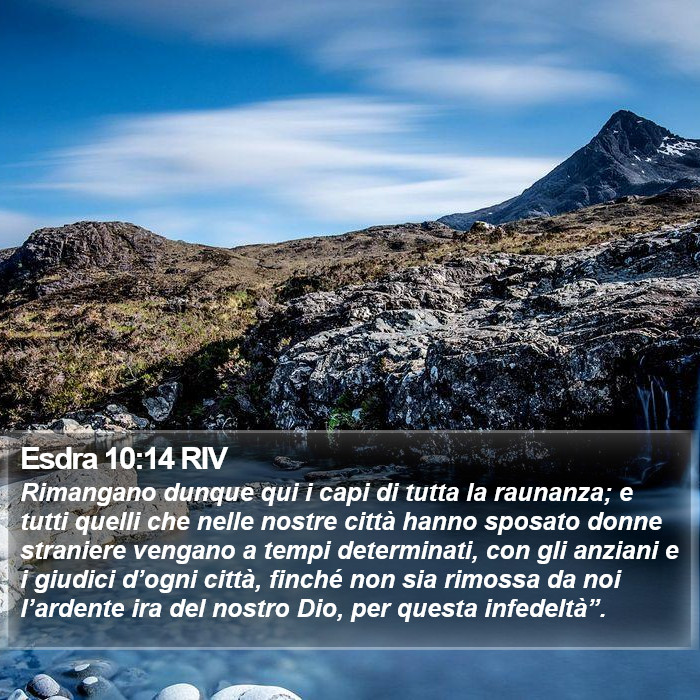 Esdra 10:14 RIV Bible Study