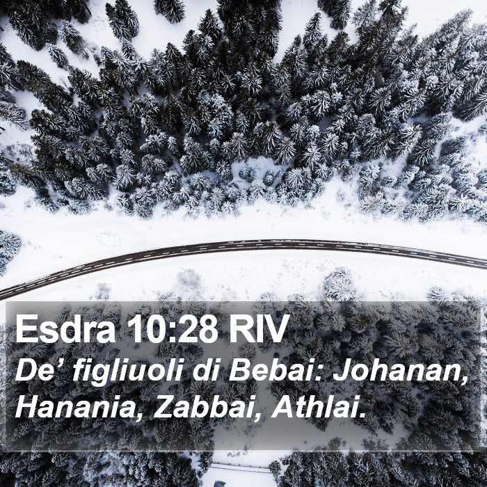 Esdra 10:28 RIV Bible Study