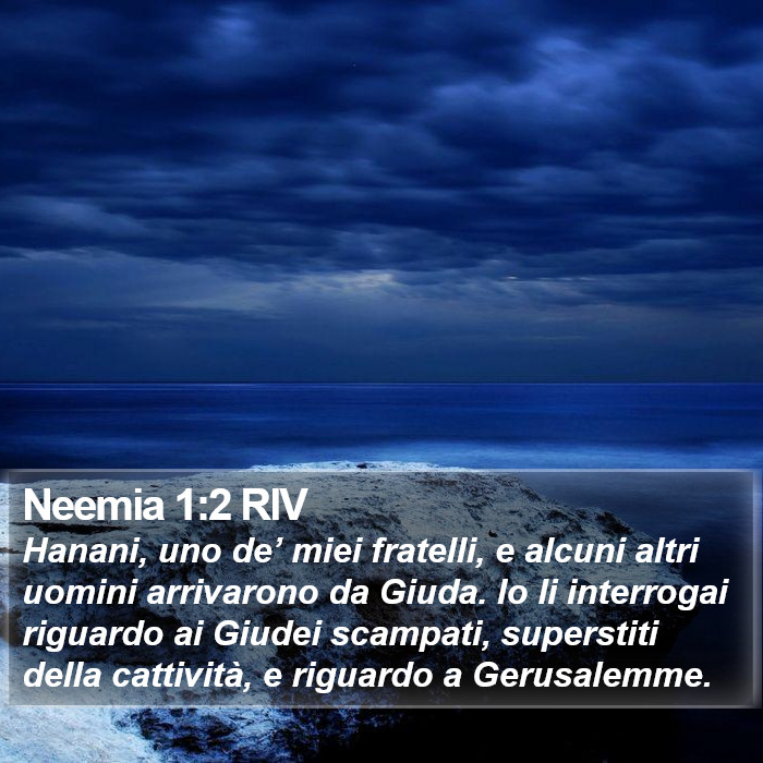 Neemia 1:2 RIV Bible Study