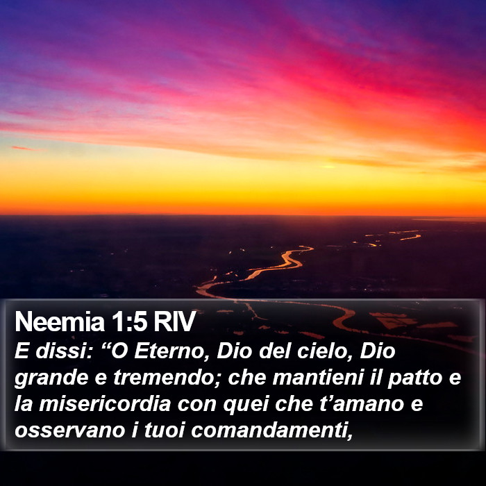 Neemia 1:5 RIV Bible Study