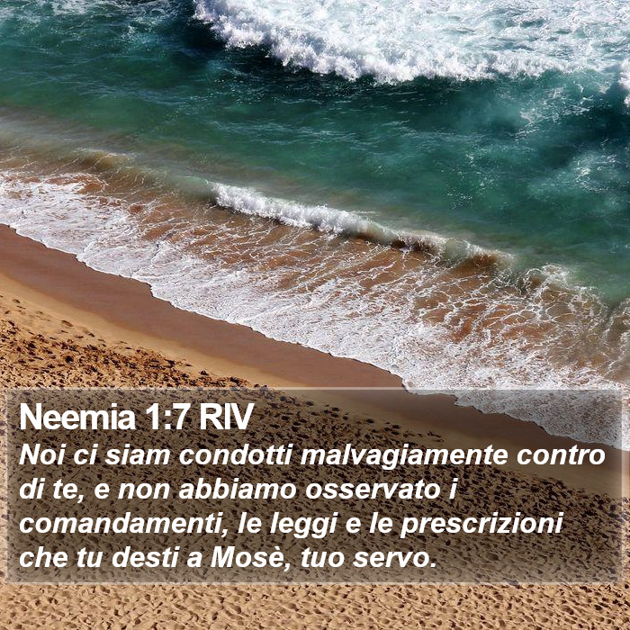 Neemia 1:7 RIV Bible Study