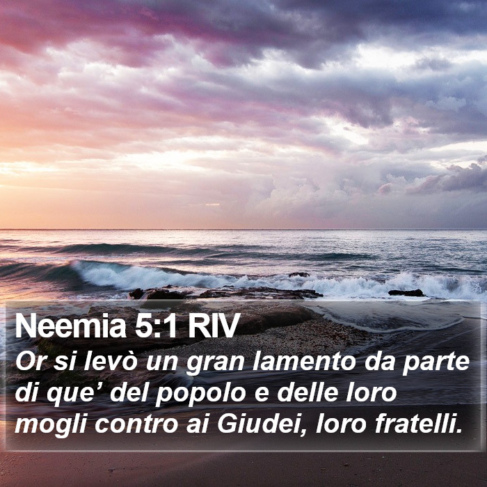 Neemia 5:1 RIV Bible Study