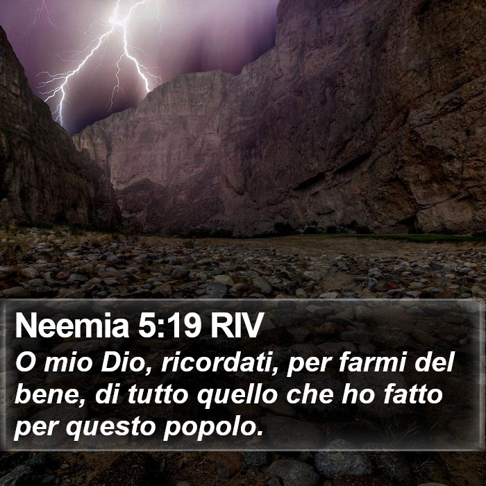 Neemia 5:19 RIV Bible Study