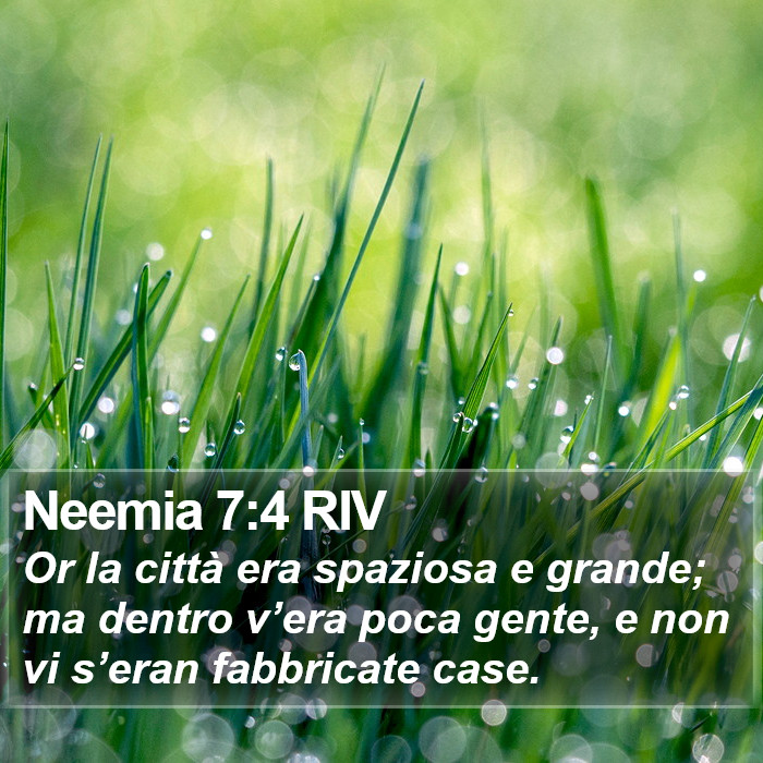 Neemia 7:4 RIV Bible Study