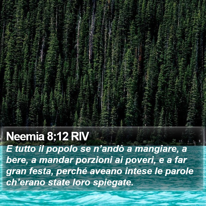 Neemia 8:12 RIV Bible Study