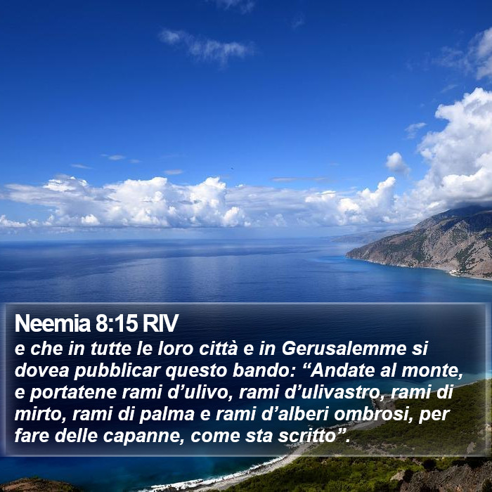 Neemia 8:15 RIV Bible Study