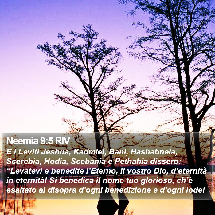 Neemia 9:5 RIV Bible Study