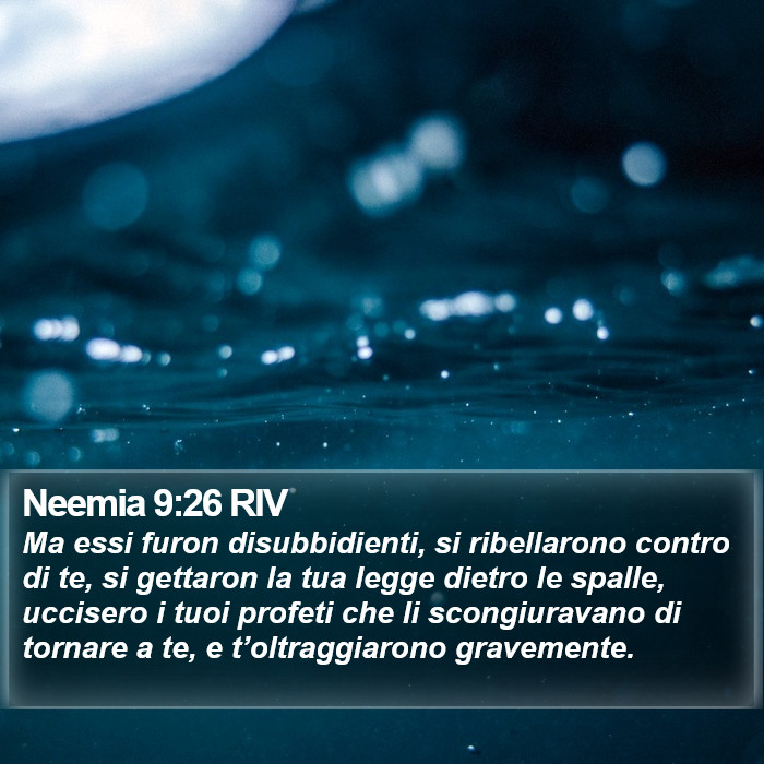 Neemia 9:26 RIV Bible Study